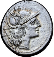 Denarius TOD ROMA obverse image