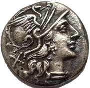Denarius Cornelia: Publius Cornelius Sulla; P•SVLLA ROMA obverse image