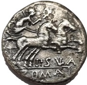 Denarius Cornelia: Publius Cornelius Sulla; P•SVLLA ROMA reverse image