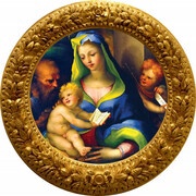 500 Francs Holy Family with the Infant Saint John the Baptist reverse image