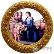 500 Francs Madonna and Child with Saints and Angels reverse image