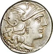 Denarius Aelia: Publius Aelius Paetus; P•PAETVS ROMA obverse image