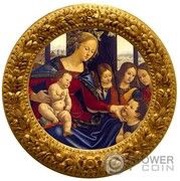 500 Francs Madonna and Christ Child with Infant Saint John the Baptist and Three Angels reverse image