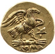60 As Mars; ROMA, Rome, 209 BC reverse image