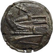 Decussis Anonymous, Rome, 215 BC - 212 BC reverse image