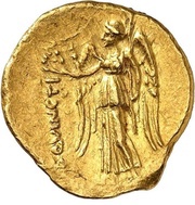 Stater Quinctia: Titus Quinctius Flamininus; T·QVINCTI reverse image