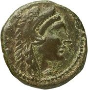Quadrans Trebania: Lucius Trebanius; L•TREBANI ROMA obverse image