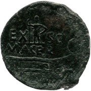 As Licinii: Lucius Licinius Macer, Rome, 84 BC reverse image