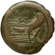As Cnaeus Pompey Junior; CN·MAG, Rome, 46 BC - 45 BC reverse image