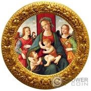 500 Francs Madonna with Child, Saint John and Angel, Cameroon, 2018 reverse image