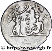 Quinarius Cloelia: Titus Cloelius; T CLOVLI reverse image