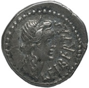 Quinarius - Brutus LEIBERTAS obverse image