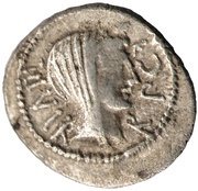 Quinarius Octavius and Marcus Antonius obverse image
