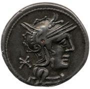 Denarius Marcia: Q. Marcius Philippus; Q·PILIPVS ROMA obverse image