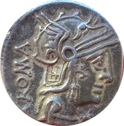 Denarius - Marcus Caecilius Metellus ROMA / M•METELLVS•Q•F obverse image