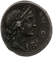 Denarius Aemilia: Manlius Æmilius Lepidus obverse image