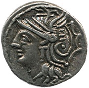 Denarius Appuleia: Lucius Appuleius Saturninus; L SATVRN obverse image