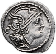 Denarius Servilia: Marcus Servilius; M•SERVEILI•C•F obverse image