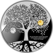 500 Francs The Tree of Life reverse image