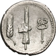 Denarius Norbana: Gaius Norbanus; C•NORBANVS, Rome, 83 BC reverse image