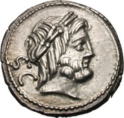 Denarius Procilia: Lucius Procilius; S•C / L•PROCILI F obverse image