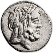 Denarius Volteia: Marcus Volteius; M•VOLTEI•M•F obverse image