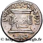 Denarius Aemilia: Lucius Æmilius Lepidus Paullus, Rome, 62 BC reverse image