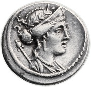 Denarius Cornelia: Faustus Cornelius Sulla; S•C / monogram obverse image