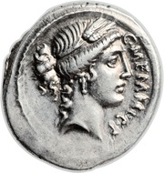 Denarius Memmia: Gaius Memmius; C•MEMMI•C•F / C•MEMMIVS IMPERATOR obverse image