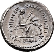 Denarius Memmia: Gaius Memmius; C•MEMMI•C•F QVIRINVS / MEMMIVS•AED•CERIALIA•PREIMVS•FECIT, Rome, 56 BC reverse image