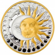 500 Francs The Sun and the Moon reverse image