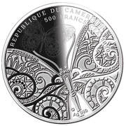 500 Francs Red butterfly obverse image