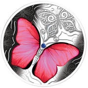 500 Francs Red butterfly, Cameroon, 2020 reverse image