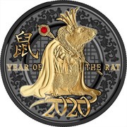 500 Francs Year of the Rat reverse image