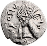 Denarius - Pompeius Magnus CN•PISO•PRO•Q NVMA / MAGN PRO•COS obverse image