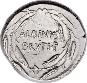 Denarius Junia: Decimus Junius Brutus Albinus; A•POSTVMIVS•COS / ALBINVS•BRVTI•F, Rome, 48 BC reverse image