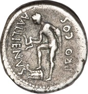 Denarius - Julius Caesar C•CAESAR IMP•COS•ITER / A•ALLIENVS PRO•COS, Rome, 47 BC reverse image
