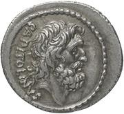 Denarius Petillia: Petillius Capitolinus; CAPITOLINVS / PETILLIVS obverse image