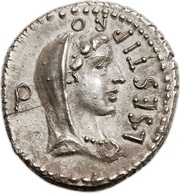Denarius - Brutus L•SESTI•PRO Q / Q•CAEPIO•BRVTVS•PRO•COS obverse image