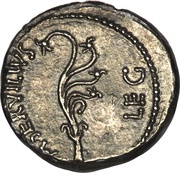 Denarius - Cassius C•CASSI•IMP / M•SERVILIVS LEG, Rome, 43 BC - 42 BC reverse image