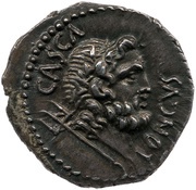 Denarius - Brutus CASCA LONGVS / BRVTVS IMP obverse image