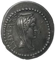 Denarius - Brutus L•PLAET•CEST / BRVT•IMP obverse image