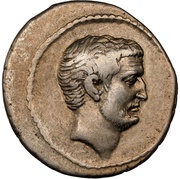 Denarius - Marcus Antonius C·VIBIVS VARVS obverse image