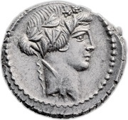 Denarius Vibia: Gaius Vibius Varus; C•VIBIVS VARVS obverse image