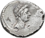 Denarius - Julius Caesar L•MVSSIDIVS•LONGVS obverse image