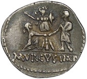 Denarius L. Staius Murcus; MVRCVS·IMP, Rome, 42 BC - 41 BC reverse image