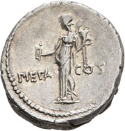 Denarius - Mark Antony M•ANTONIVS•IMP•III•VIR•R•P•C / PIETAS COS, Rome, 41 BC reverse image