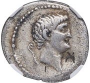 Denarius - Mark Antony M·ANT·IMP III·VIR·R·P·C obverse image