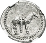 Denarius - Quintus Labienus Q•LABIENVS•PARTHICVS•IMP, Rome, 40 BC reverse image