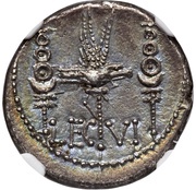 Denarius - Mark Antony LEG VI, Rome, 32 BC - 31 BC reverse image